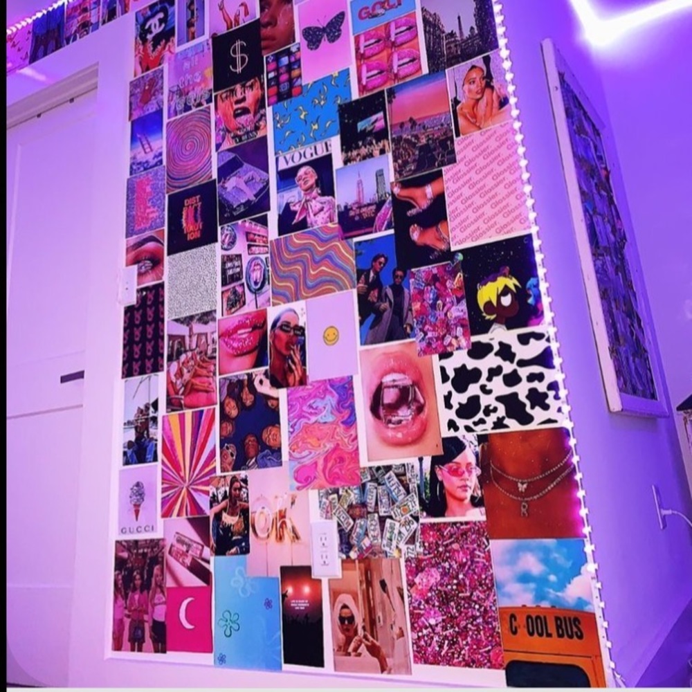-Aesthetic collage wall pictures